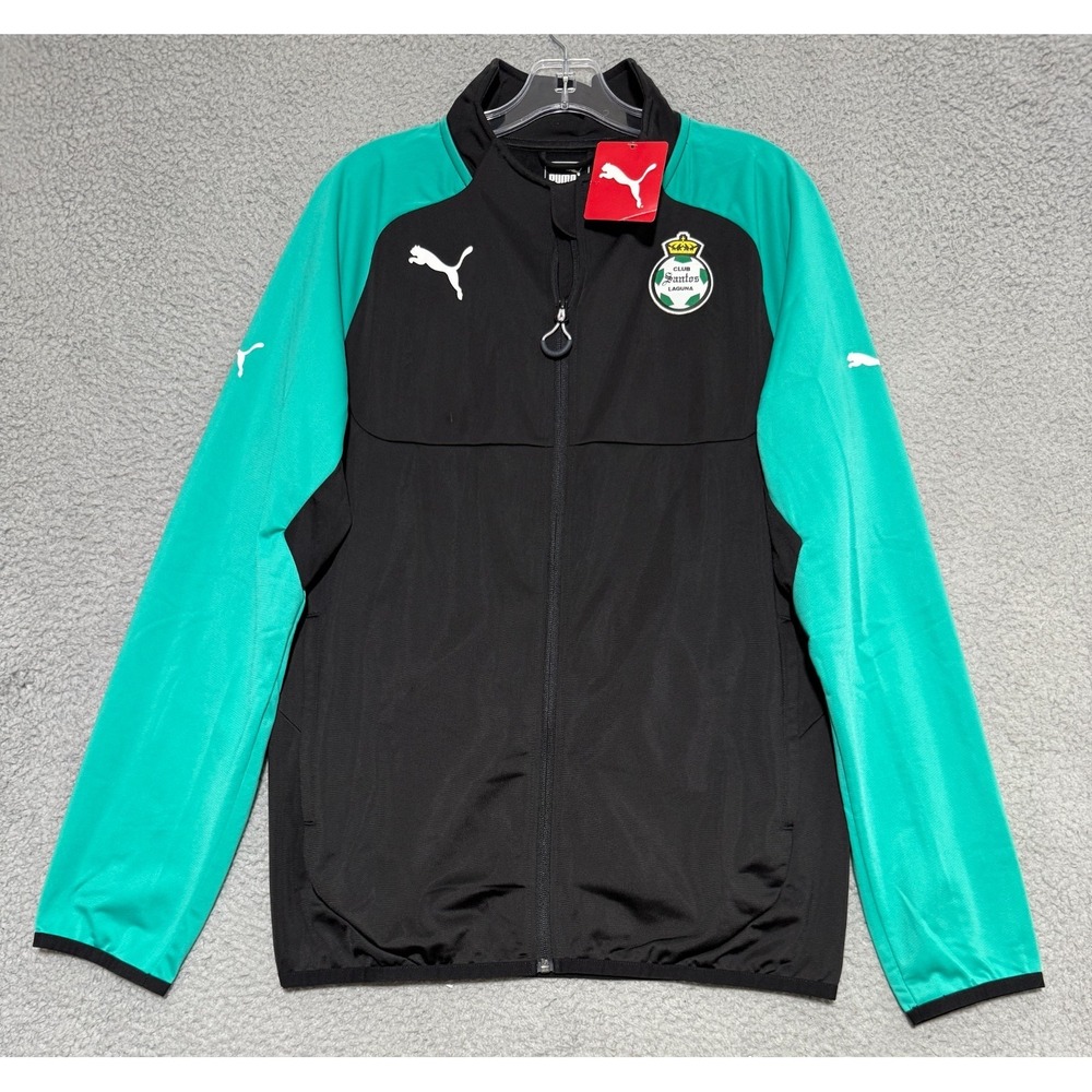 NEW Puma Club Santos Laguna Guerreros Mens Full Zip Tricot Jacket Mens Medium